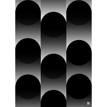 Plakat z motywem geometrycznym – nowoczesna dekoracja ścienna